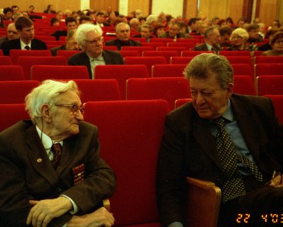 М.Г.Слинько и П.Д. Саркисов, 2003 год